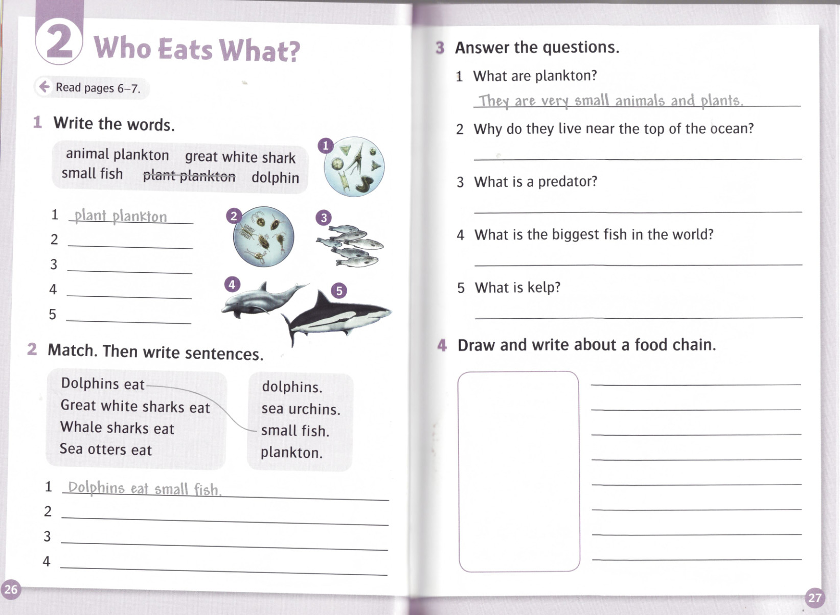 Activity page