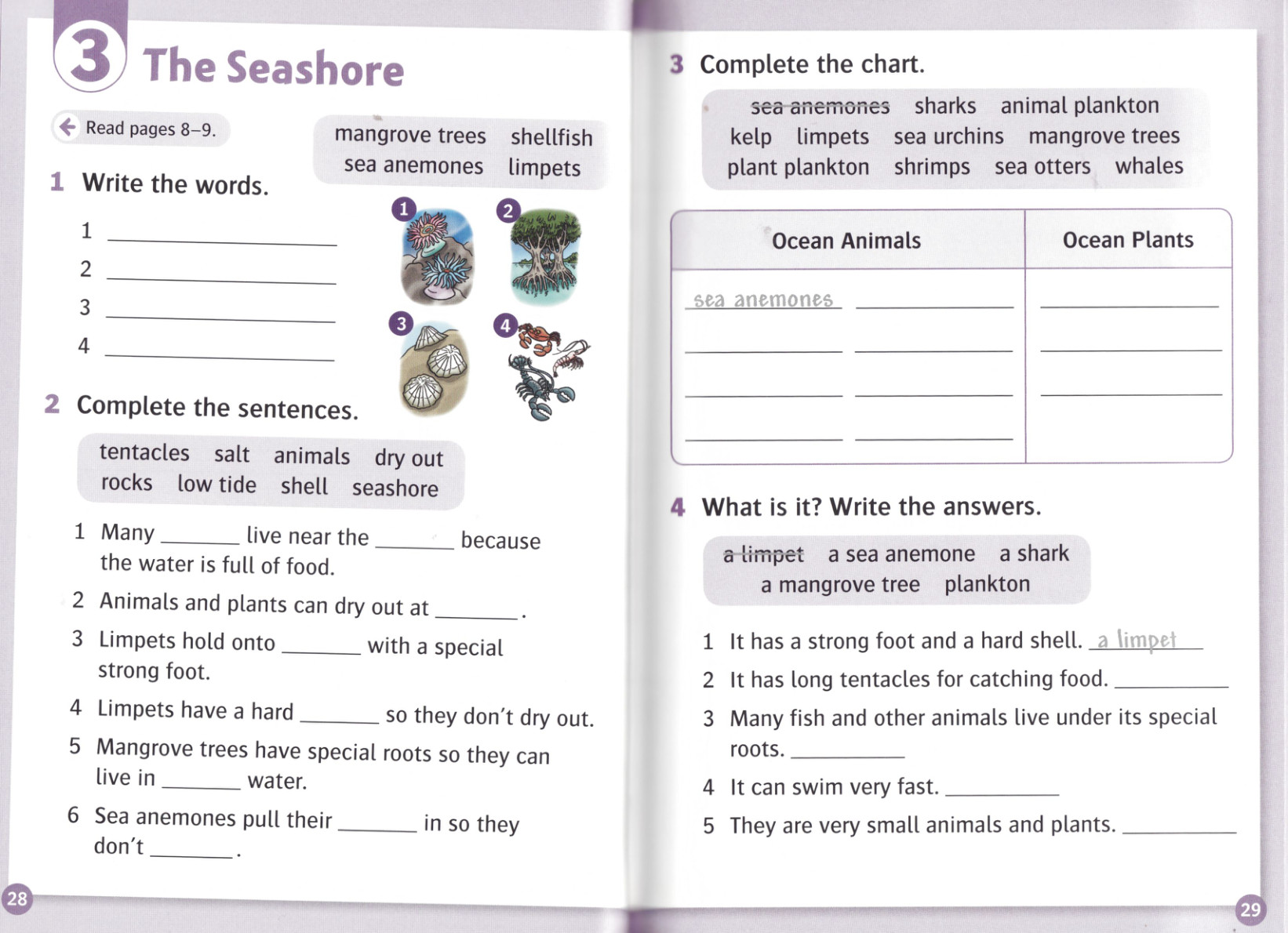 Activity page