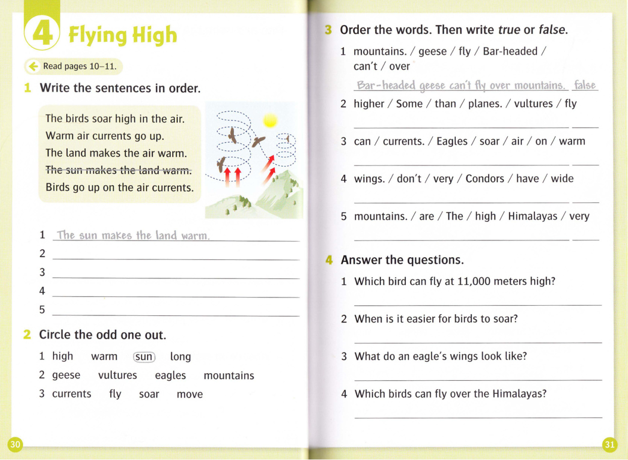 Activity page