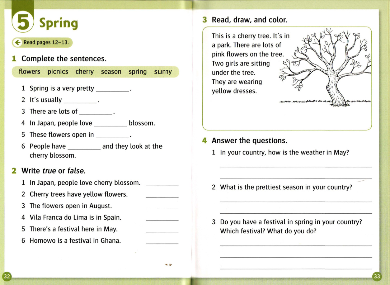 Activity page