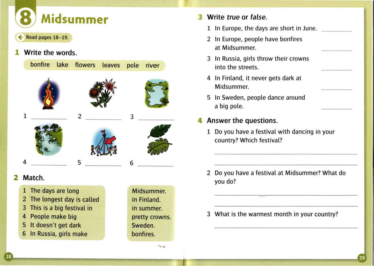 Activity page