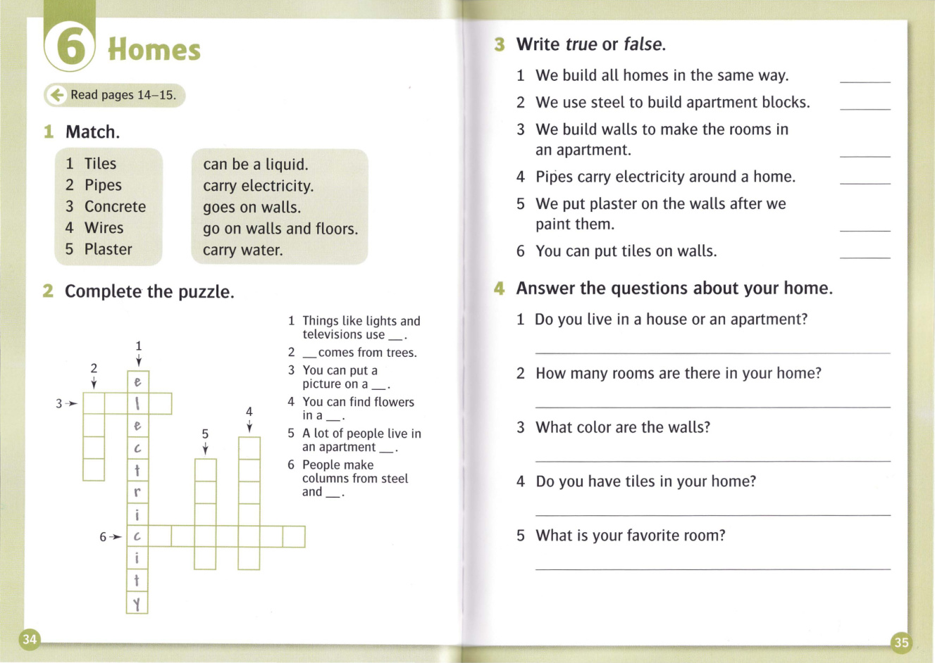 Activity page