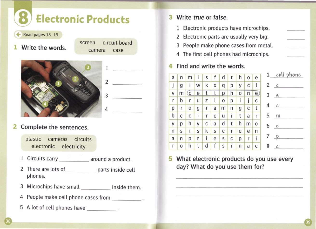 Activity page