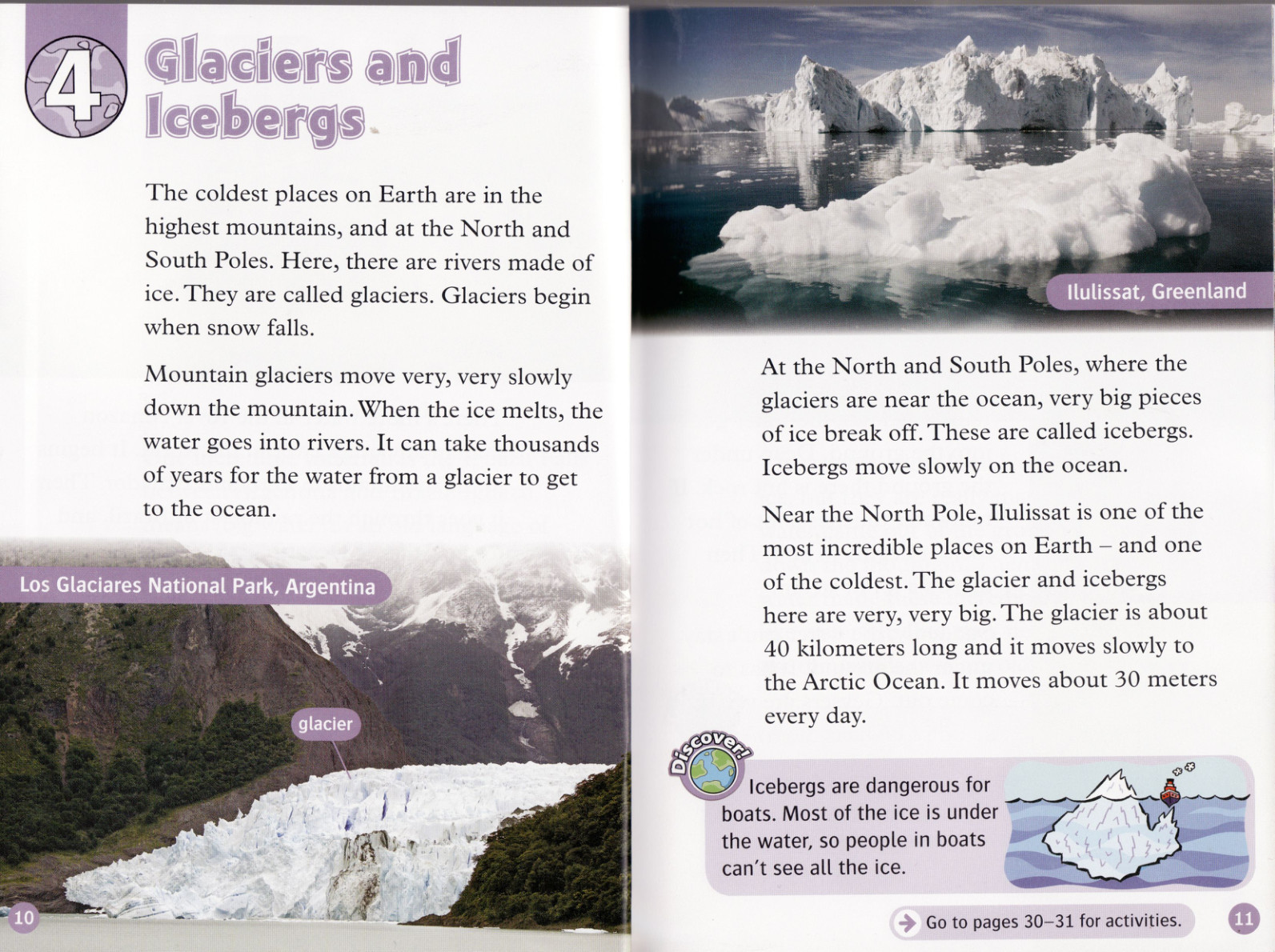 Glaciers and Icebergs