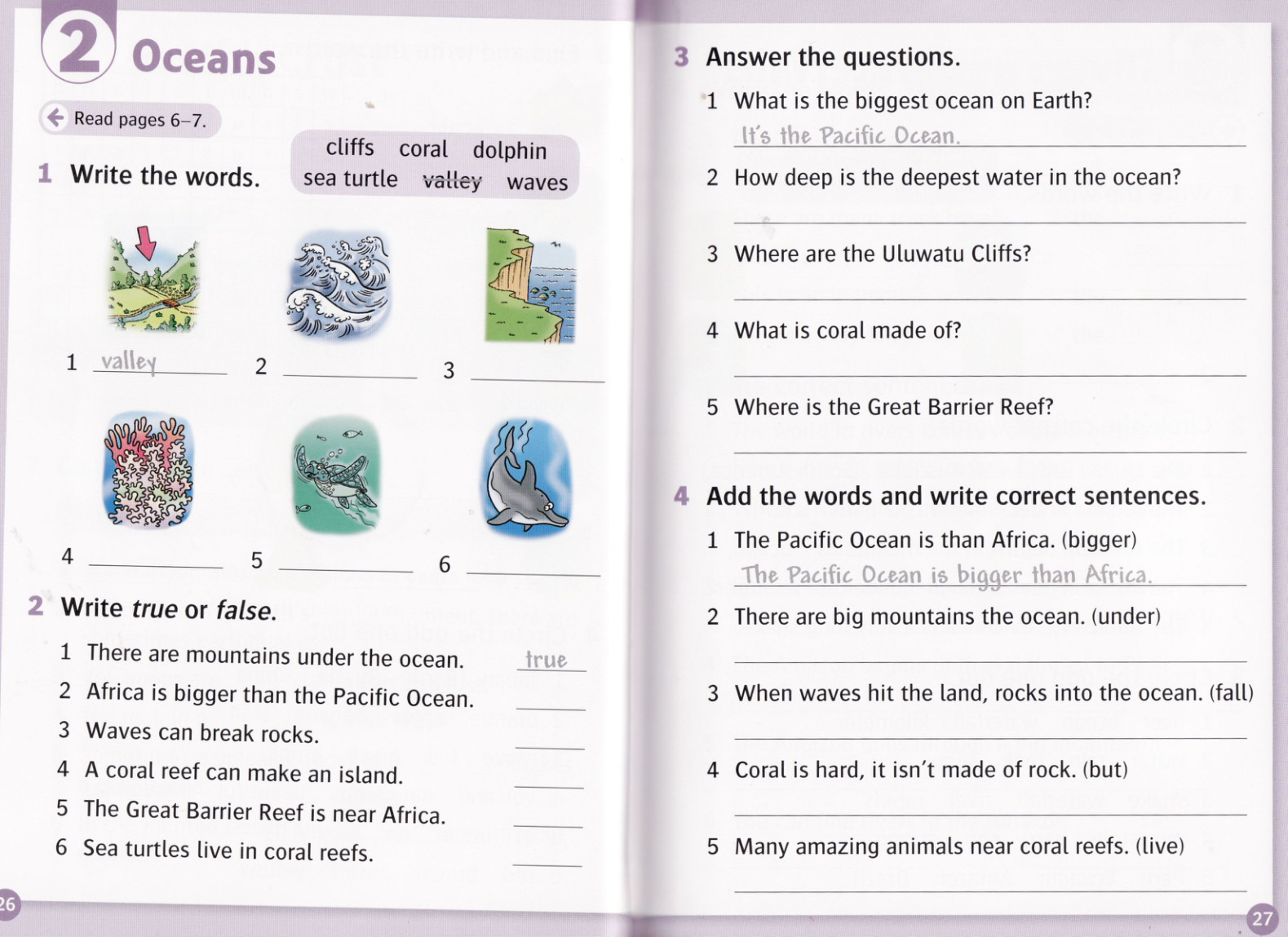Activity page