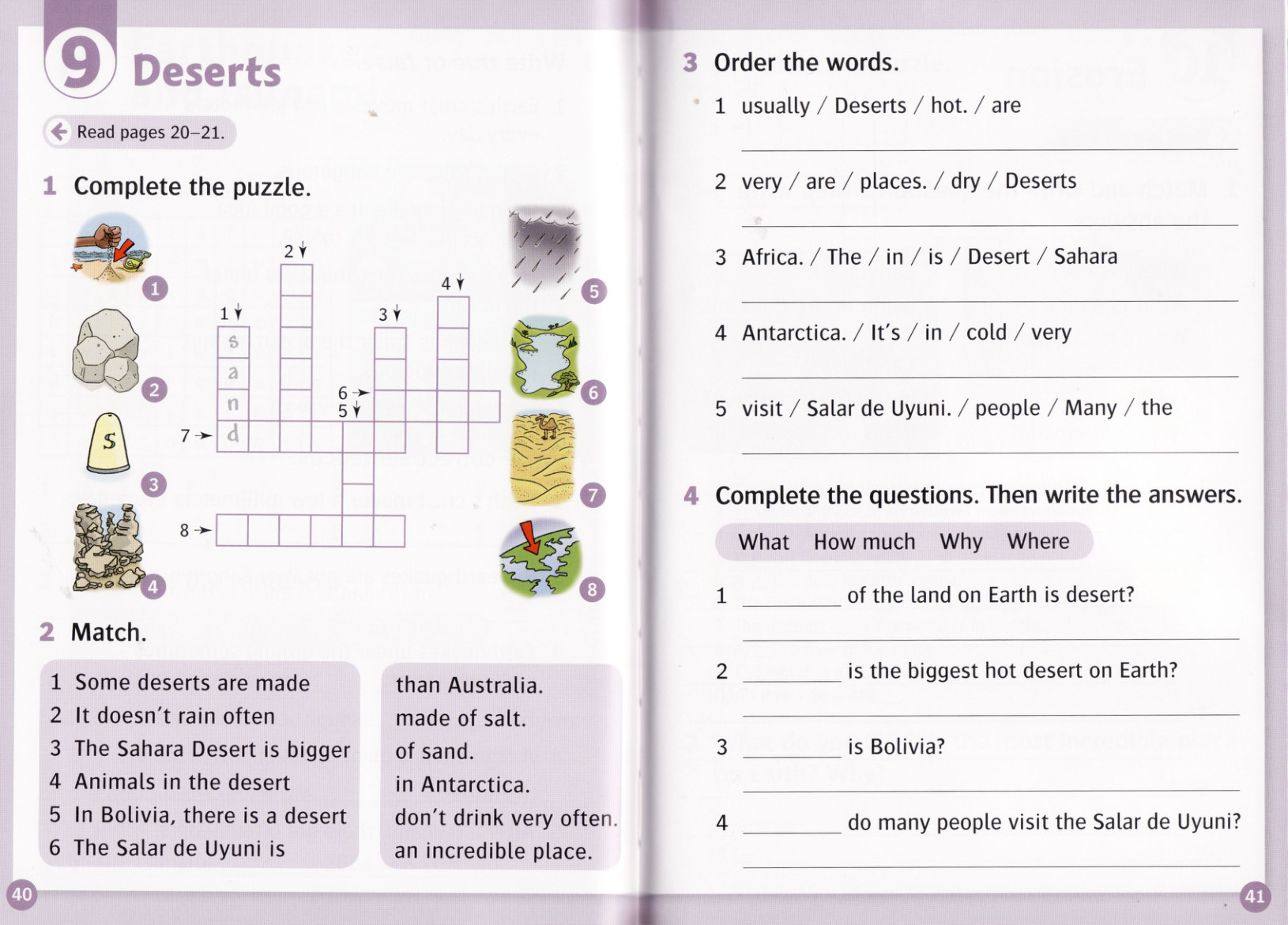 Activity page