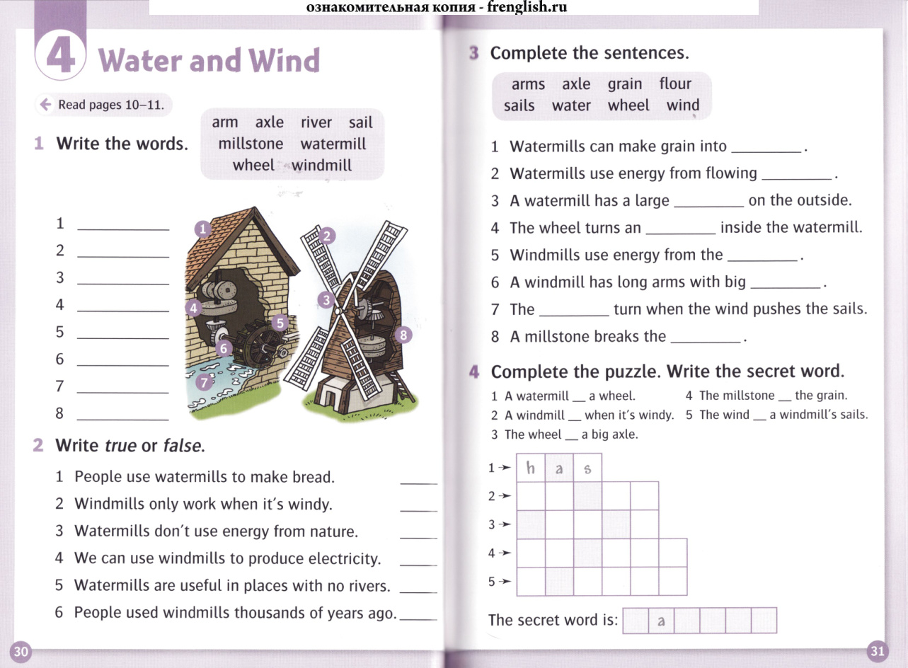 Activity page
