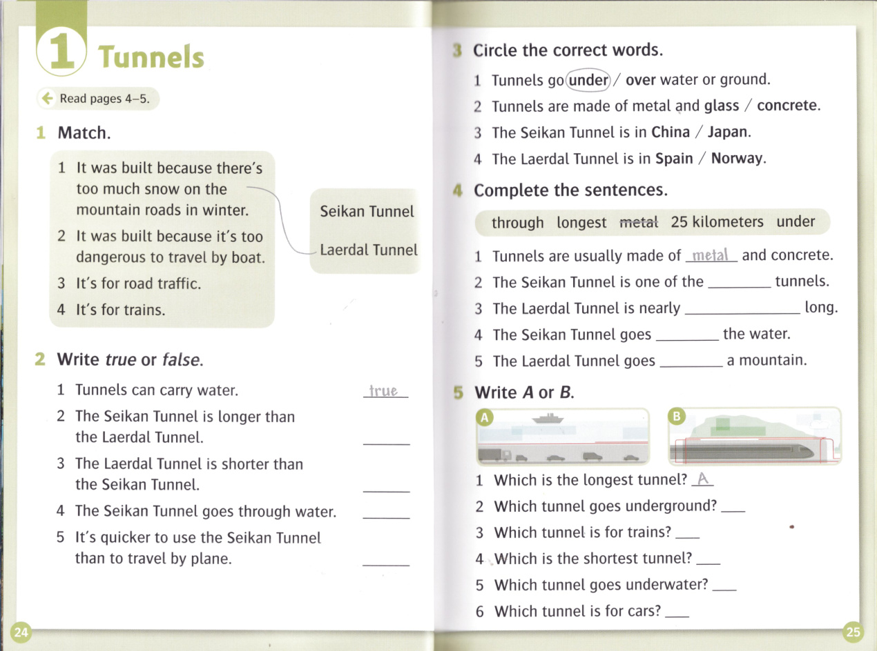 Activity page