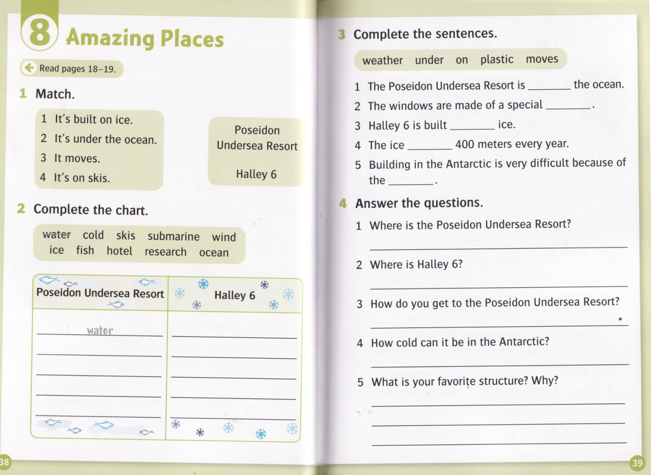 Activity page