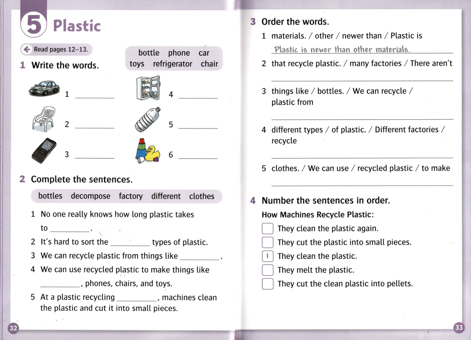 Activity page