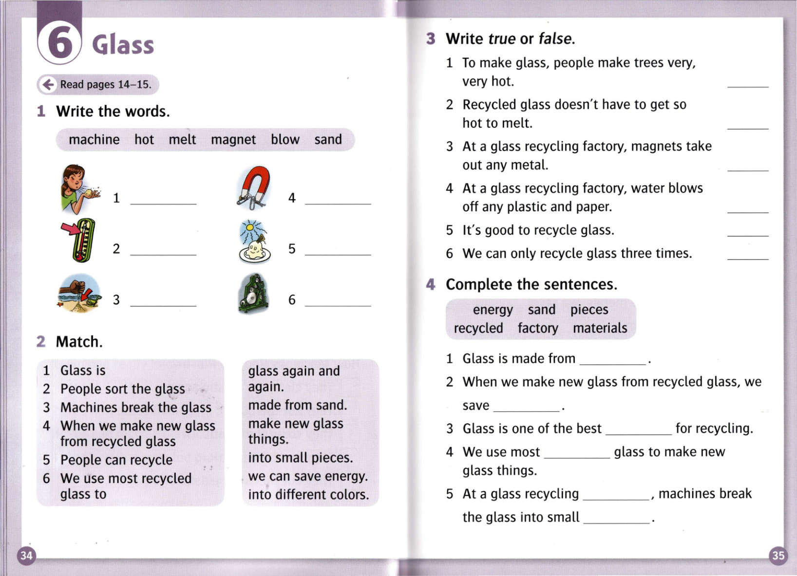 Activity page